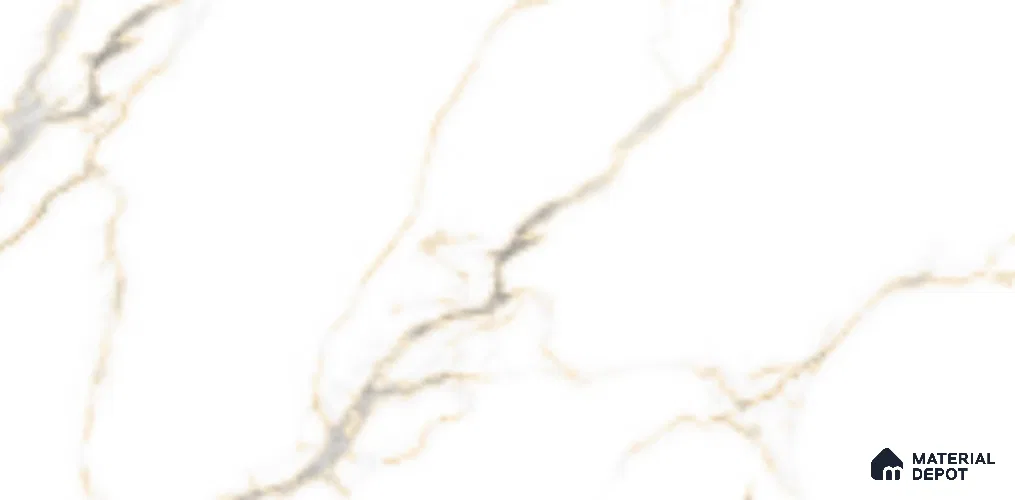 Marble Floor & Wall Tile TL 09768 Miti White 5 ft x 3 ft Matte Finish Vitrified Large Format Tile - 9 mm | 4 Random Design | Suitable For Living Room, Bedroom, Dining Area
