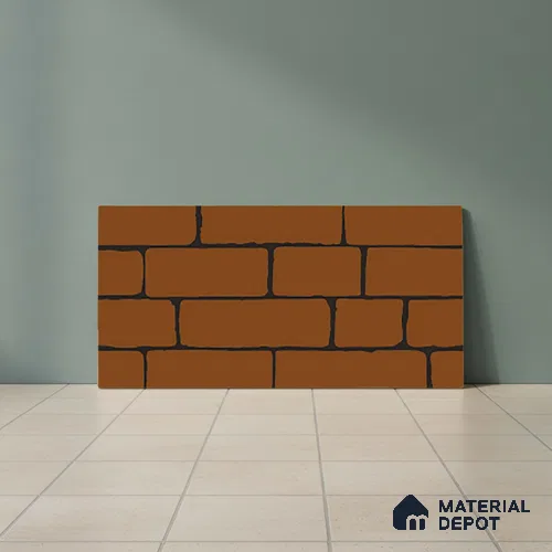 Stone Look Orange Alloy P-11 TL 09779 2 ft x 1 ft Matte Finish Ceramic Wall Tile - 9 mm