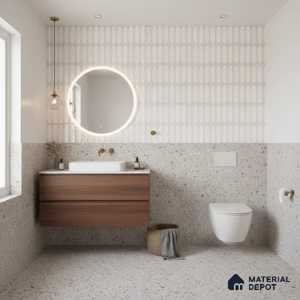 Faux Subway Look Cuba White TL 09785 F 2 ft x 1 ft Glossy Finish Ceramic Wall Tile - 9 mm