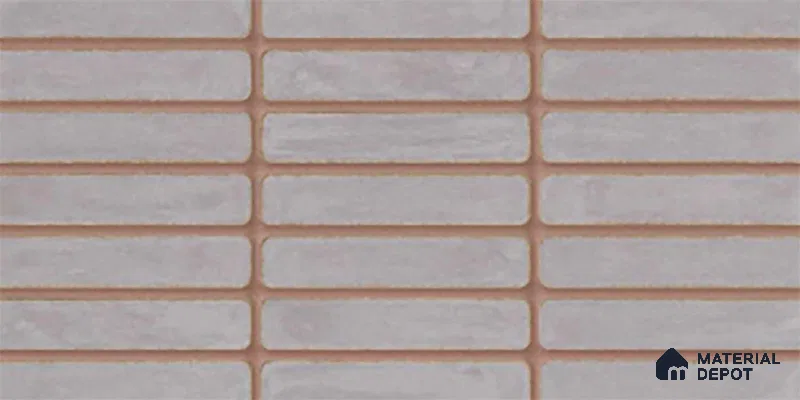 Subway Look Gama Grey TL 09787 C 2 ft x 1 ft Matte Finish Ceramic Wall Tile - 9 mm | Please Expect a Slight Variation of Pattern