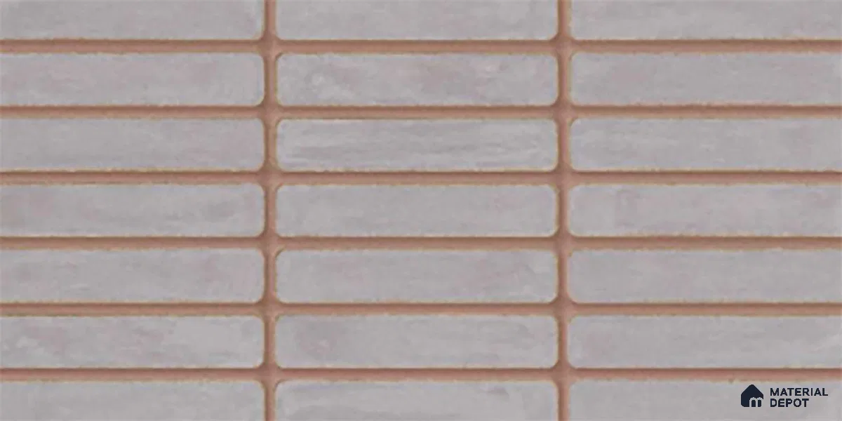 Subway Look Gama Grey TL 09787 C 2 ft x 1 ft Matte Finish Ceramic Wall Tile - 9 mm | Please Expect a Slight Variation of Pattern