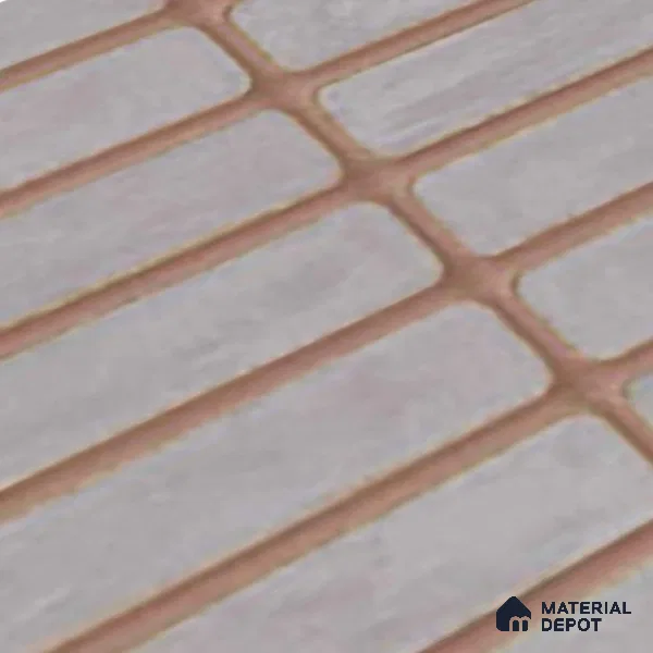 Subway Look Gama Grey TL 09787 C 2 ft x 1 ft Matte Finish Ceramic Wall Tile - 9 mm | Please Expect a Slight Variation of Pattern