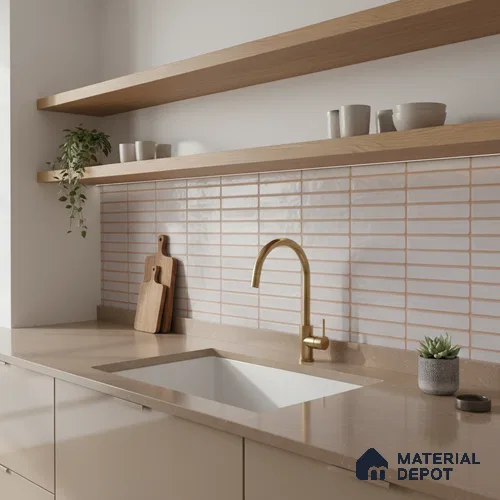 Subway Look Gama Grey TL 09787 C 2 ft x 1 ft Matte Finish Ceramic Wall Tile - 9 mm | Please Expect a Slight Variation of Pattern
