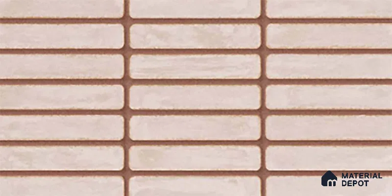 Subway Look Gama Beige TL 09787 2 ft x 1 ft Matte Finish Ceramic Wall Tile - 9 mm | Please Expect a Slight Variation of Pattern