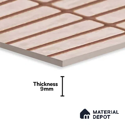 Subway Look Gama Beige TL 09787 2 ft x 1 ft Matte Finish Ceramic Wall Tile - 9 mm | Please Expect a Slight Variation of Pattern
