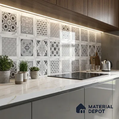 Highlighter Look 21555 HL 7 TL 09793 B 2 ft x 1 ft Glossy Finish Ceramic Wall Tile - 9 mm