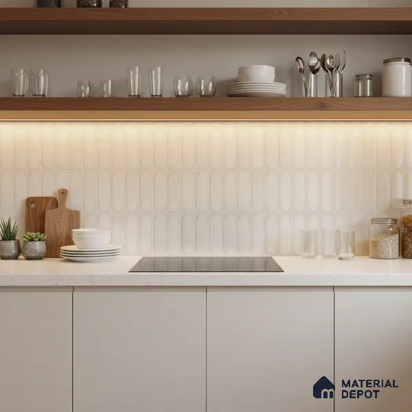 Faux Subway Look 22250 HL 2 TL 09796 C 2 ft x 1 ft Glossy Finish Ceramic Wall Tile - 9 mm