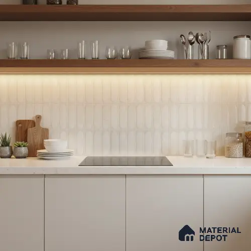 Faux Subway Look 22250 HL 2 TL 09796 C 2 ft x 1 ft Glossy Finish Ceramic Wall Tile - 9 mm