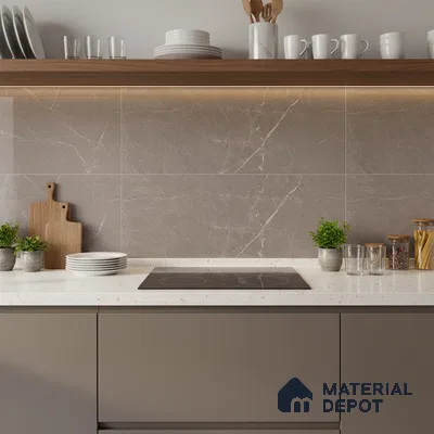Marble Look 22250 D TL 09796 D 2 ft x 1 ft Glossy Finish Ceramic Wall Tile - 9 mm