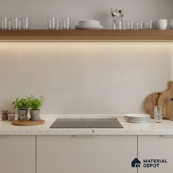 Marble Look 22250 L TL 09796 2 ft x 1 ft Glossy Finish Ceramic Wall Tile - 9 mm