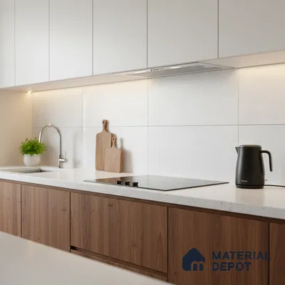 Plain Look 31644 L TL 09797 2 ft x 1 ft Matte Finish Ceramic Wall Tile - 9 mm