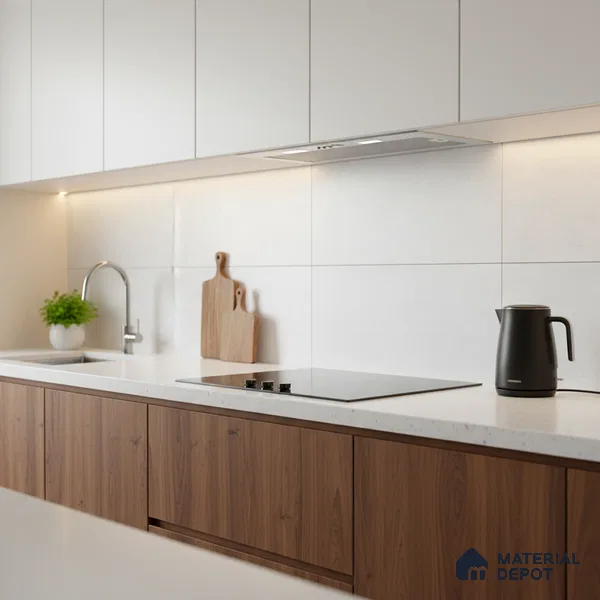 Plain Look 31644 L TL 09797 2 ft x 1 ft Matte Finish Ceramic Wall Tile - 9 mm