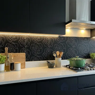 Moroccan Floor & Wall Tile TL 09803  2 ft x 2 ft  Vitrified Matte Finish Tile - 9 mm | Suitable For Kitchen, Accent/Feature Wall, Dining Area | Please Expect a Slight Variation of Pattern