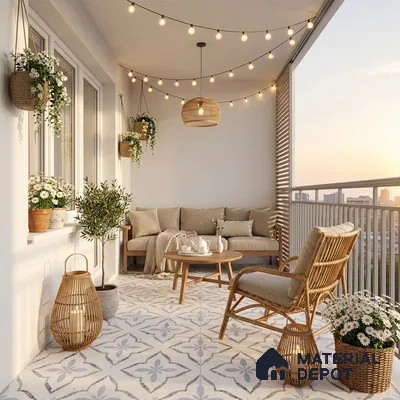 Moroccan Floor & Wall Tile TL 09819 B  2 ft x 2 ft White Vitrified Matte Finish Tile - 9 mm | Suitable For Kitchen, Bathroom, Dining Area | Please Expect a Slight Variation of Pattern