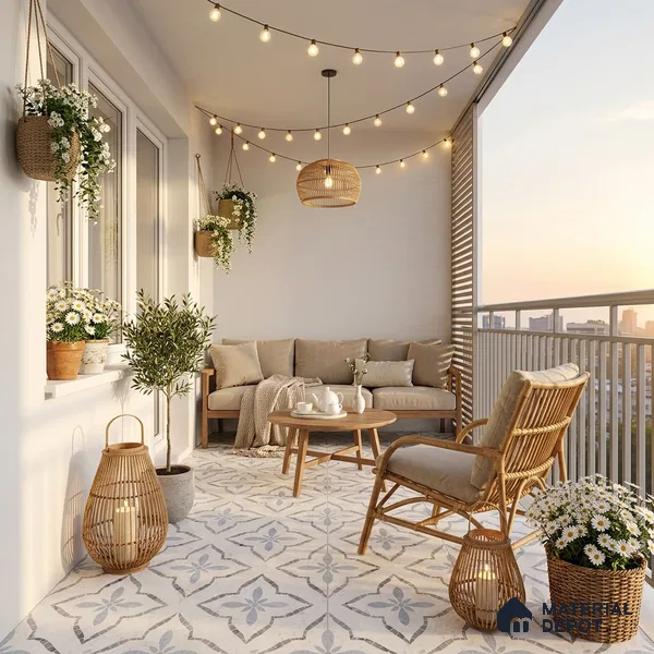 Moroccan Floor & Wall Tile TL 09819 B  2 ft x 2 ft White Vitrified Matte Finish Tile - 9 mm | Suitable For Kitchen, Bathroom, Dining Area | Please Expect a Slight Variation of Pattern