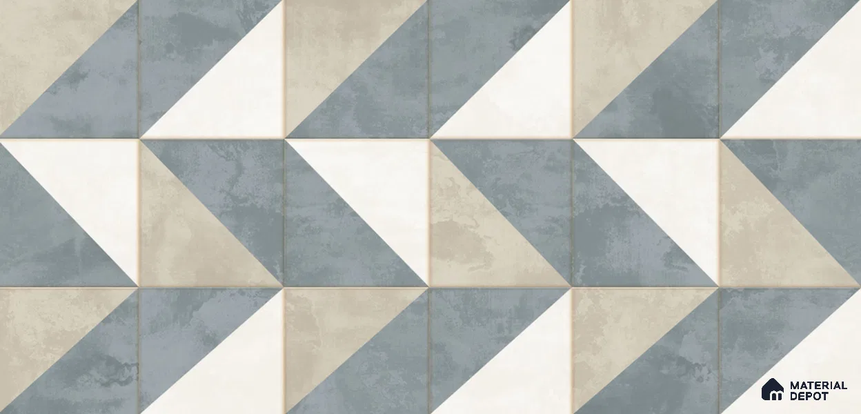 Patterned Tile TL 09841 E Camila Hl-1 4 ft x 2 ft Vitrified Matte Finish - 9 mm