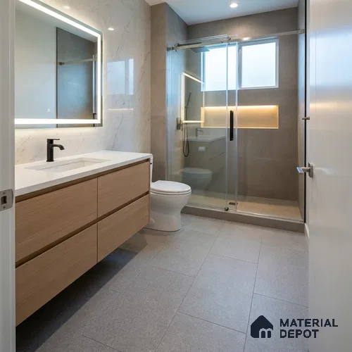 Terrazzo Wall & Floor Tile TL 09891 B S&P Grey Polish 4 ft x 2 ft  Vitrified Rustic Matte Finish - 9 mm