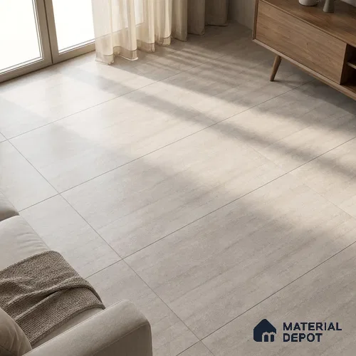 Stone Wall & Floor Tile TL 09932 4 ft x 2 ft Brown Vitrified Matte Finish Tile - 9 mm | Ideal for Living Room, Bedroom, Bathroom, Kitchen