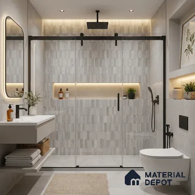 Highlighter Wall Tile TL 09933 4 ft x 2 ft Grey Vitrified Matte Finish Tile - 9 mm | Suitable For Bathroom, Accent/Feature Wall, Dining Area
