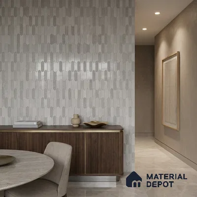 Highlighter Wall Tile TL 09933 4 ft x 2 ft Grey Vitrified Matte Finish Tile - 9 mm | Suitable For Bathroom, Accent/Feature Wall, Dining Area