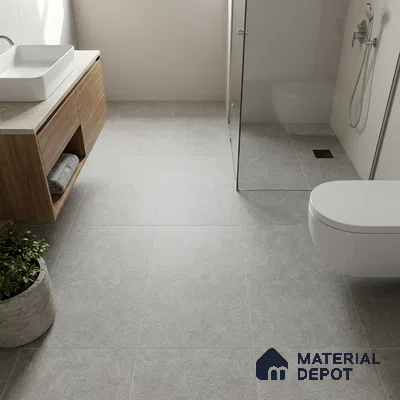 Stone Floor & Wall Tile TL 09934 B 4 ft x 2 ft Grey Vitrified Matte Finish Tile - 9 mm | Ideal for Living Room,Bedroom,Bathroom,Kitchen