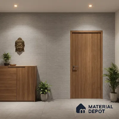Punch Wall Tile TL 09934 4 ft x 2 ft Grey Vitrified Matte Finish Tile - 9 mm | Ideal for Living Room,Bedroom,Bathroom,Kitchen