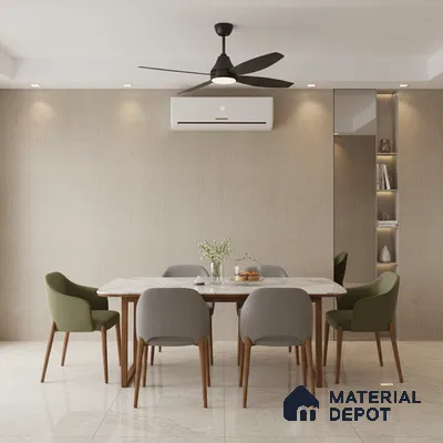 Punch Wall & Floor Tile TL 09937 4 ft x 2 ft Beige Vitrified Matte Finish Tile - 9 mm | Ideal for Living Room, Bedroom, Bathroom, Kitchen