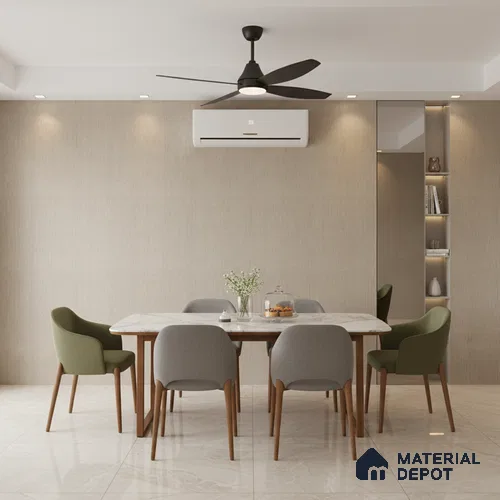 Punch Wall & Floor Tile TL 09937 4 ft x 2 ft Beige Vitrified Matte Finish Tile - 9 mm | Ideal for Living Room, Bedroom, Bathroom, Kitchen