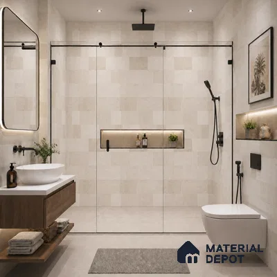 Punch Wall & Floor Tile TL 09942 B 4 ft x 2 ft Beige Vitrified Matte Finish Tile - 9 mm | Ideal for Living Room, Bedroom, Bathroom, Kitchen