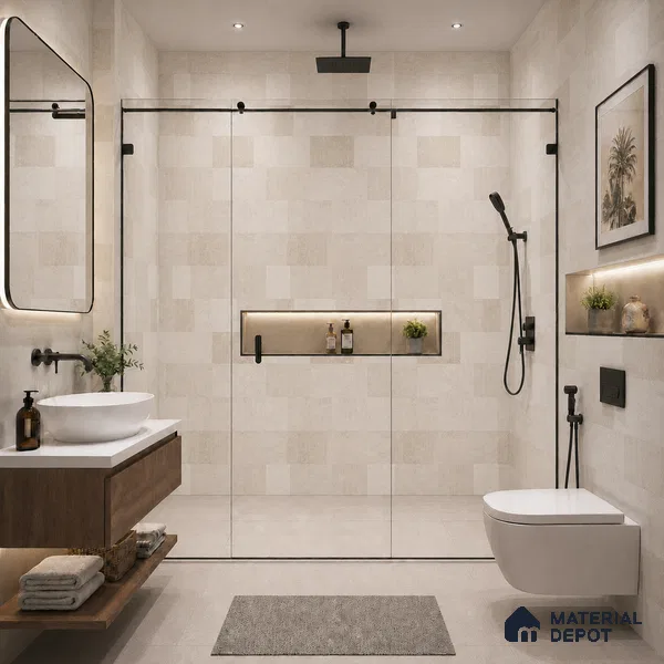 Punch Wall & Floor Tile TL 09942 B 4 ft x 2 ft Beige Vitrified Matte Finish Tile - 9 mm | Ideal for Living Room, Bedroom, Bathroom, Kitchen