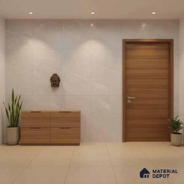 Punch Wall & Floor Tile TL 09946 B 4 ft x 2 ft Grey Vitrified Matte Finish Tile - 9 mm | Ideal for Living Room, Bedroom, Bathroom, Kitchen