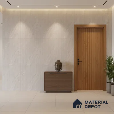 Punch Wall Tile TL 09946 4 ft x 2 ft Grey Vitrified Matte Finish Tile - 9 mm | Ideal for Living Room, Bedroom, Bathroom, Kitchen
