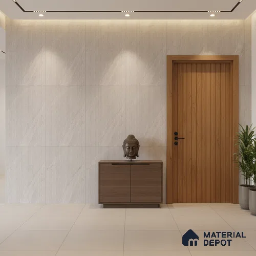 Punch Wall Tile TL 09946 4 ft x 2 ft Grey Vitrified Matte Finish Tile - 9 mm | Ideal for Living Room, Bedroom, Bathroom, Kitchen