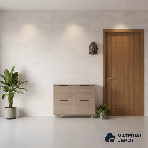 Punch Wall Tile TL 09947 4 ft x 2 ft Cream Vitrified Matte Finish Tile - 9 mm | Ideal for Living Room, Bedroom, Bathroom, Kitchen