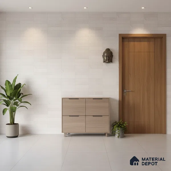 Punch Wall Tile TL 09947 4 ft x 2 ft Cream Vitrified Matte Finish Tile - 9 mm | Ideal for Living Room, Bedroom, Bathroom, Kitchen