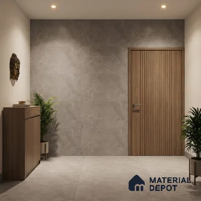 Punch Wall & Floor Tile TL 09948 B 4 ft x 2 ft Grey Vitrified Matte Finish Tile - 9 mm | Ideal for Living Room,Bedroom,Bathroom,Kitchen