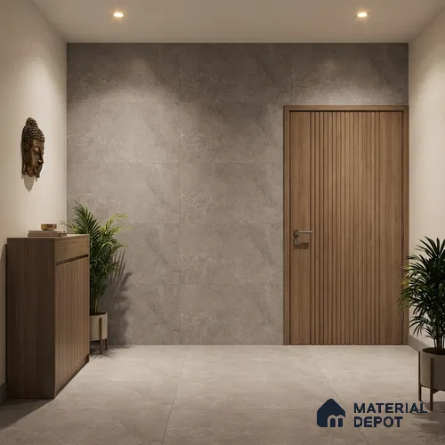 Punch Wall & Floor Tile TL 09948 B 4 ft x 2 ft Grey Vitrified Matte Finish Tile - 9 mm | Ideal for Living Room,Bedroom,Bathroom,Kitchen