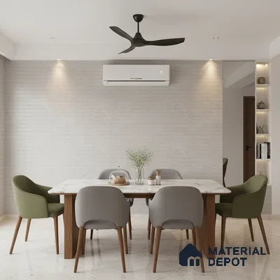 Punch Wall Tile TL 09952 E 4 ft x 2 ft Grey Vitrified Matte Finish Tile - 9 mm | Ideal for Living Room, Bedroom, Bathroom, Kitchen