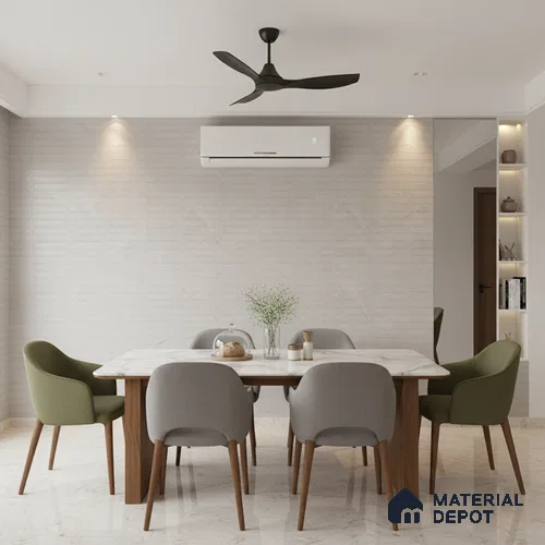 Punch Wall Tile TL 09952 E 4 ft x 2 ft Grey Vitrified Matte Finish Tile - 9 mm | Ideal for Living Room, Bedroom, Bathroom, Kitchen