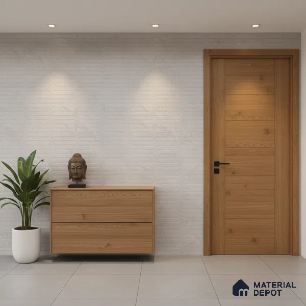 Punch Wall Tile TL 09952 E 4 ft x 2 ft Grey Vitrified Matte Finish Tile - 9 mm | Ideal for Living Room, Bedroom, Bathroom, Kitchen