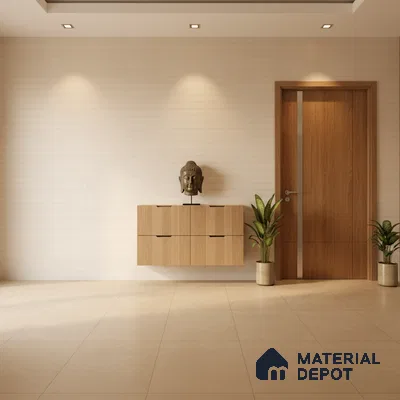 Punch Wall Tile TL 09952 4 ft x 2 ft Beige Vitrified Matte Finish Tile - 9 mm | Ideal for Living Room, Bedroom, Bathroom, Kitchen