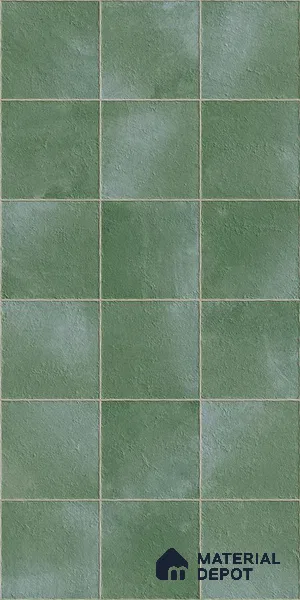 Stone Wall & Floor Tile TL 09957 4 ft x 2 ft Green Vitrified Matte Finish Tile - 9 mm | Ideal for Living Room,Bedroom,Bathroom,Kitchen