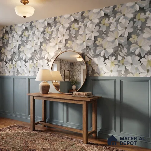 Highlighter Wall Tile TL 09972 B 4 ft x 2 ft Blue Matte Finish Vitrified Tile - 9 mm | Suitable For Living Room, Hall, Bedroom