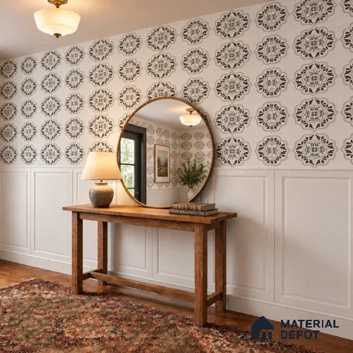 Highlighter Wall Tile TL 09972 I 4 ft x 2 ft White Matte Finish Vitrified Tile - 9 mm | Suitable For Living Room, Hall, Bedroom