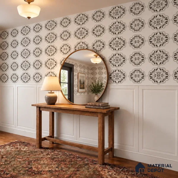 Highlighter Wall Tile TL 09972 I 4 ft x 2 ft White Matte Finish Vitrified Tile - 9 mm | Suitable For Living Room, Hall, Bedroom