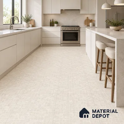 Mosaic Wall Tile TL 09977 4 ft x 2 ft Beige Vitrified Matte Finish Tile - 9 mm | Ideal for Living Room,Bedroom,Bathroom,Kitchen
