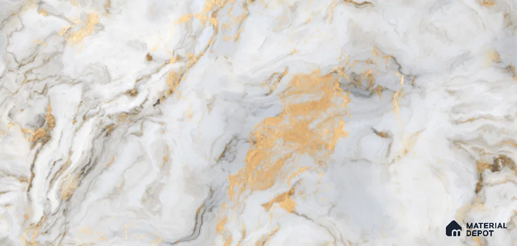 Marble Calacatta Wall & Floor Tile TL 10001 Cool White 4 ft x 2 ft Glossy Finish Vitrified Tile - 9 mm | Suitable For Living Room, Bedroom, Dining