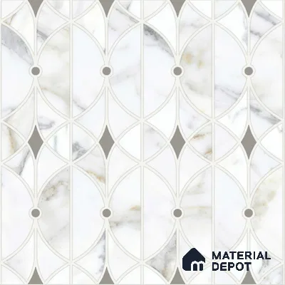 Moroccan Wall & Floor Tile TL 10013 | CRV-103 | 1 ft x 1 ft Matte Finish Ceramic Tile - 10 mm | Suitable for Bathroom, Kitchen, Balcony | Please Expect a Slight Variation of Pattern