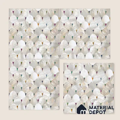 Moroccan Wall Tile TL 10015 | CRV-105 | 1 ft x 1 ft Matte Finish Ceramic Tile - 10 mm | Suitable for Bathroom, Kitchen, Balcony | Please Expect a Slight Variation of Pattern