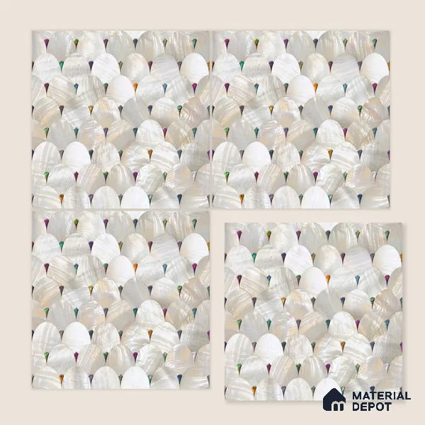 Moroccan Wall Tile TL 10015 | CRV-105 | 1 ft x 1 ft Matte Finish Ceramic Tile - 10 mm | Suitable for Bathroom, Kitchen, Balcony | Please Expect a Slight Variation of Pattern
